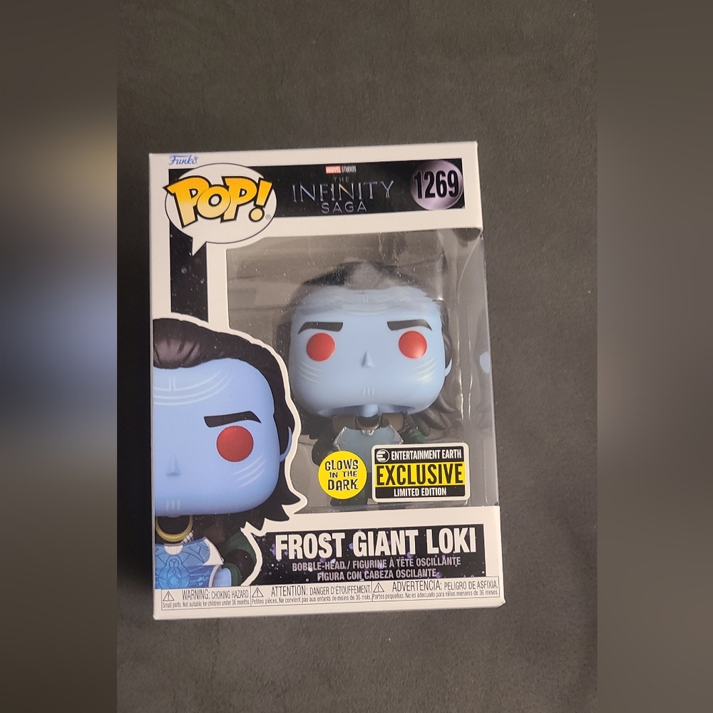 #1269 Frost Giant Loki Funko Pop! Marvel Studios (GITD + Ent Earth Exclusive)